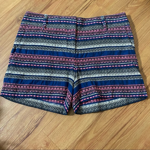 🦋 Loft The Riviera Short Multicolor Shorts Size 0 - Picture 2 of 13